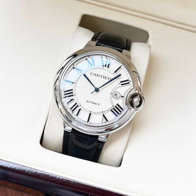 Cartier 316L Steel 44*12MM Business Leisure Men's Automatic Luxury Wrist Watch